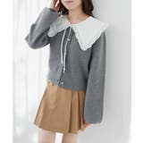 フリルカラーセットニットカーディガン | MAJESTIC LEGON  | 詳細画像11 