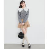 フリルカラーセットニットカーディガン | MAJESTIC LEGON  | 詳細画像2 