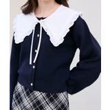 フリルカラーセットニットカーディガン | MAJESTIC LEGON  | 詳細画像29 