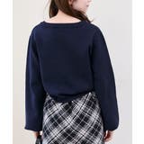 フリルカラーセットニットカーディガン | MAJESTIC LEGON  | 詳細画像31 