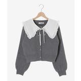 フリルカラーセットニットカーディガン | MAJESTIC LEGON  | 詳細画像34 