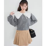 フリルカラーセットニットカーディガン | MAJESTIC LEGON  | 詳細画像6 