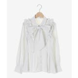 ショルダーフリルボウタイブラウス | MAJESTIC LEGON  | 詳細画像31 