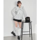 ショルダーフリルボウタイブラウス | MAJESTIC LEGON  | 詳細画像4 