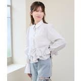 リボンフリルペプラムブラウス | MAJESTIC LEGON  | 詳細画像10 