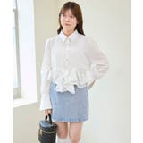 リボンフリルペプラムブラウス | MAJESTIC LEGON  | 詳細画像16 