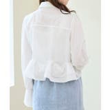 リボンフリルペプラムブラウス | MAJESTIC LEGON  | 詳細画像18 