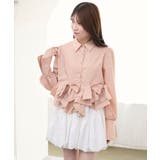 リボンフリルペプラムブラウス | MAJESTIC LEGON  | 詳細画像34 