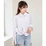 リボンフリルペプラムブラウス | MAJESTIC LEGON  | 詳細画像9 