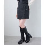 ビジュー付き台形ミニスカパン | MAJESTIC LEGON  | 詳細画像13 