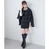 ビジュー付き台形ミニスカパン | MAJESTIC LEGON  | 詳細画像8 