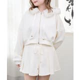 アイボリー | プリーツラメミニスカパン | MAJESTIC LEGON 