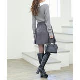 ゴールドボタンプリーツミニスカパン | MAJESTIC LEGON  | 詳細画像11 