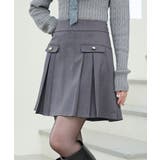 ゴールドボタンプリーツミニスカパン | MAJESTIC LEGON  | 詳細画像13 