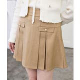 ゴールドボタンプリーツミニスカパン | MAJESTIC LEGON  | 詳細画像8 