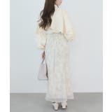 シアーレイヤードフラワースカート | MAJESTIC LEGON | 詳細画像4