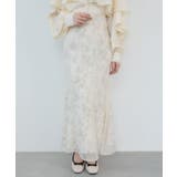 シアーレイヤードフラワースカート | MAJESTIC LEGON | 詳細画像5