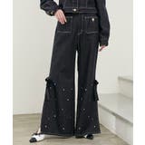 サイドリボンビジューデニムパンツ | MAJESTIC LEGON  | 詳細画像16 