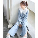 サイドリボンビジューデニムパンツ | MAJESTIC LEGON  | 詳細画像3 