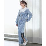 サイドリボンビジューデニムパンツ | MAJESTIC LEGON  | 詳細画像6 