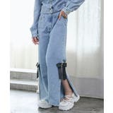 サイドリボンビジューデニムパンツ | MAJESTIC LEGON  | 詳細画像9 