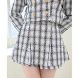 レイヤードデザインツイードスカパン | MAJESTIC LEGON  | 詳細画像21 