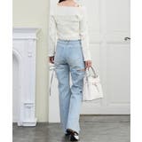 スリットビジューフレアデニムパンツ | MAJESTIC LEGON  | 詳細画像16 