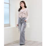 スリットビジューフレアデニムパンツ | MAJESTIC LEGON  | 詳細画像23 