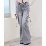 スリットビジューフレアデニムパンツ | MAJESTIC LEGON  | 詳細画像26 