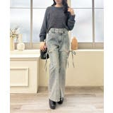 スリットビジューフレアデニムパンツ | MAJESTIC LEGON  | 詳細画像33 