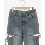 スリットビジューフレアデニムパンツ | MAJESTIC LEGON  | 詳細画像45 