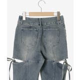 スリットビジューフレアデニムパンツ | MAJESTIC LEGON  | 詳細画像46 