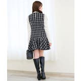 リボンブローチセットツイードワンピ | MAJESTIC LEGON  | 詳細画像14 