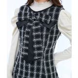 リボンブローチセットツイードワンピ | MAJESTIC LEGON  | 詳細画像19 