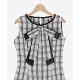 リボンブローチセットツイードワンピ | MAJESTIC LEGON  | 詳細画像25 