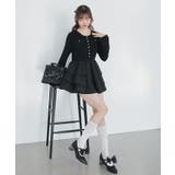 ニットドッキングティアードミニワンピ | MAJESTIC LEGON  | 詳細画像2 