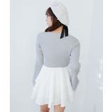 ニットドッキングティアードミニワンピ | MAJESTIC LEGON  | 詳細画像25 