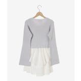 ニットドッキングティアードミニワンピ | MAJESTIC LEGON  | 詳細画像30 