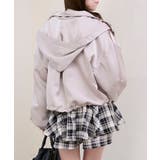 サテンショートフードブルゾン | MAJESTIC LEGON | 詳細画像14