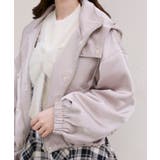 サテンショートフードブルゾン | MAJESTIC LEGON | 詳細画像15