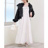 サテンショートフードブルゾン | MAJESTIC LEGON | 詳細画像17