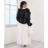 サテンショートフードブルゾン | MAJESTIC LEGON | 詳細画像19