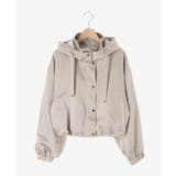 サテンショートフードブルゾン | MAJESTIC LEGON | 詳細画像25