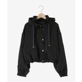 サテンショートフードブルゾン | MAJESTIC LEGON | 詳細画像26