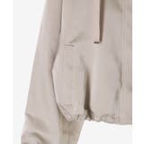 サテンショートフードブルゾン | MAJESTIC LEGON | 詳細画像30