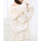 サテンショートフードブルゾン | MAJESTIC LEGON | 詳細画像7