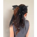 パールチュールリボンバレッタ | MAJESTIC LEGON  | 詳細画像11 