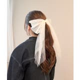 パールチュールリボンバレッタ | MAJESTIC LEGON  | 詳細画像2 