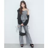透かし柄ショートニットパーカー | MAJESTIC LEGON  | 詳細画像13 