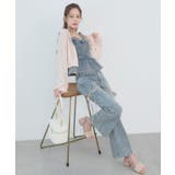 透かし柄ショートニットパーカー | MAJESTIC LEGON  | 詳細画像7 